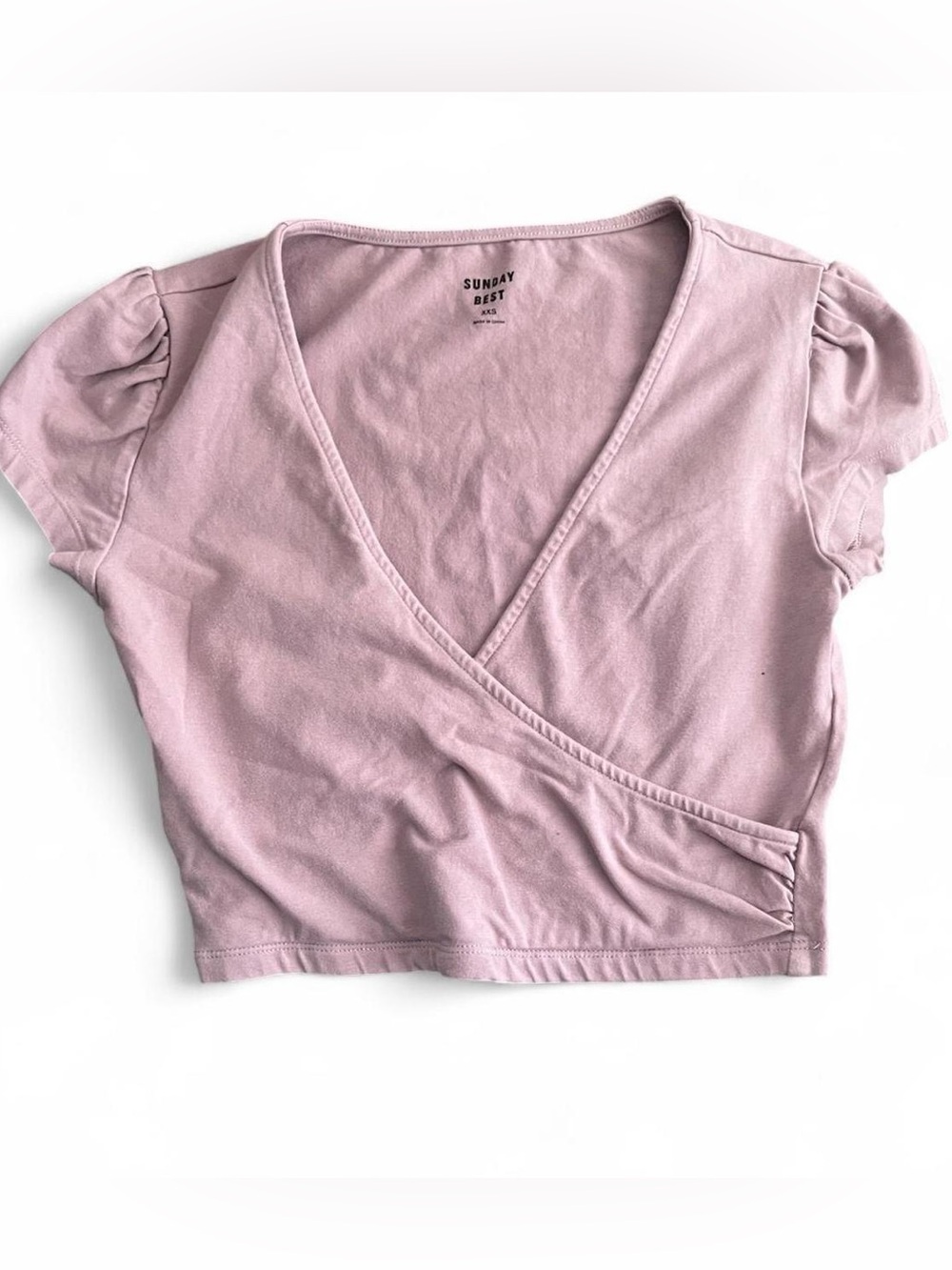 Size XXS Sunday Best Aritzia Lilac Purple Crop Top